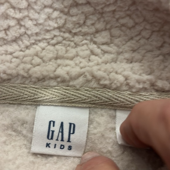 Gap Kids Half Zip Sherpa Pullover Size M (8) - Picture 7 of 9